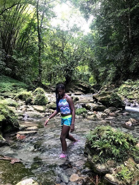 Hike through Reach Falls Portland Jamaica