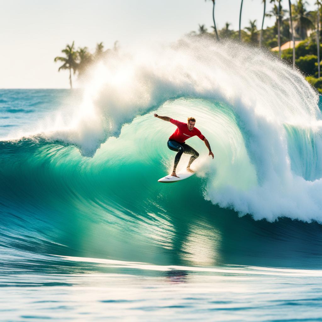 Surfing conditions in Jamaica