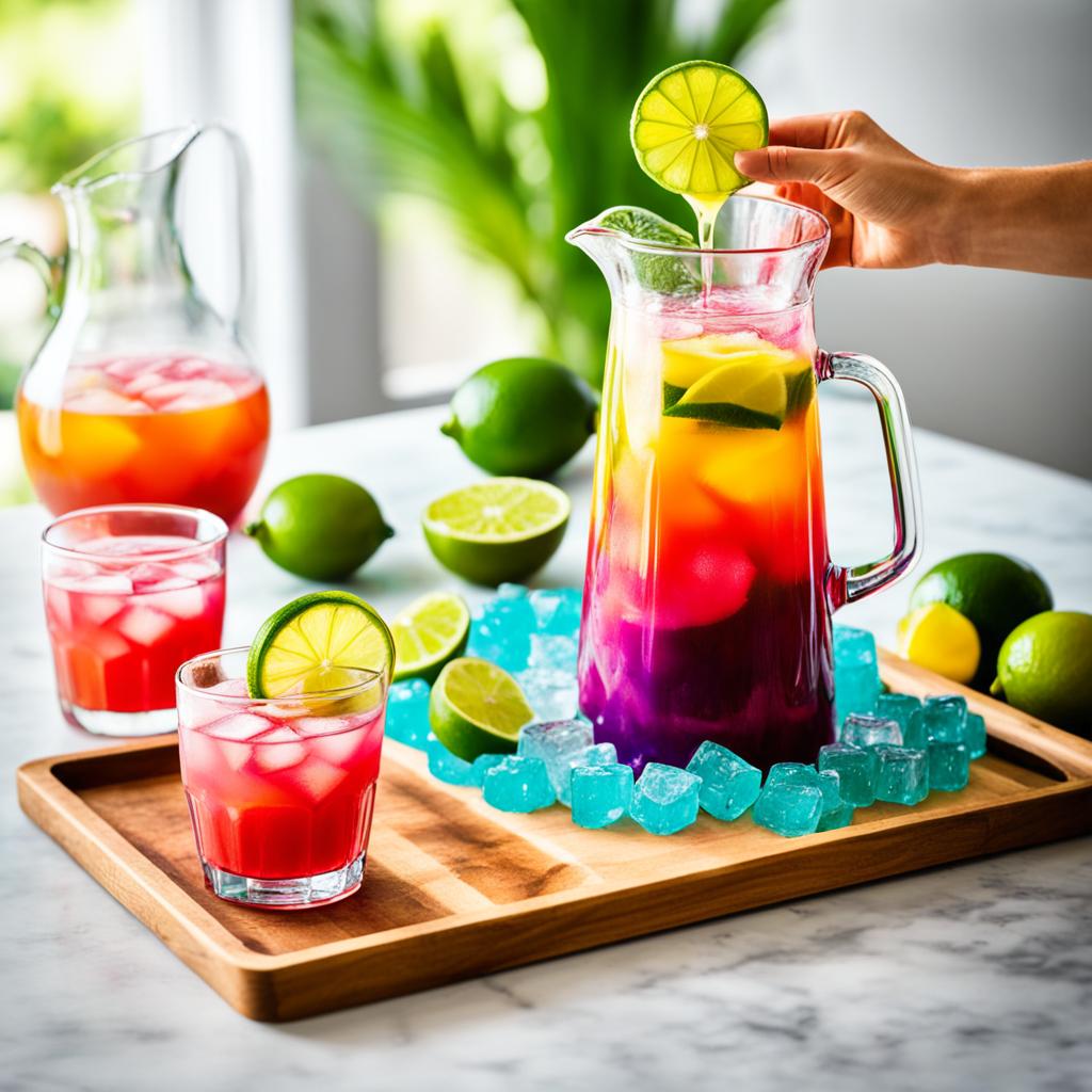 Jamaica agua fresca serving suggestions