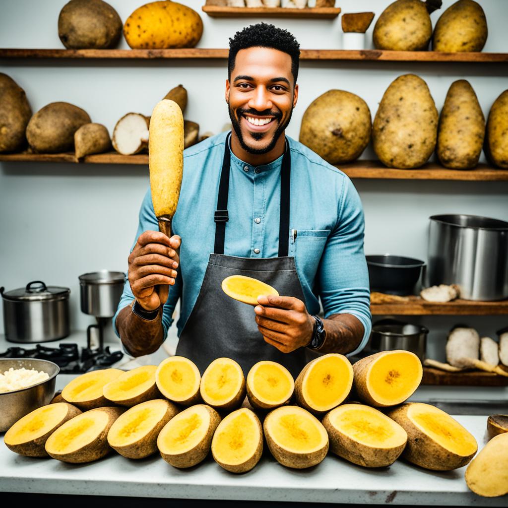 how to prepare Jamaican yellow yam