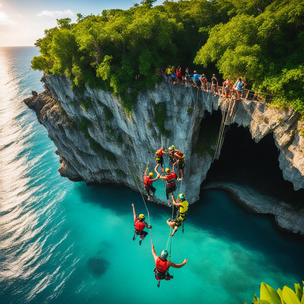 cliff diving spots