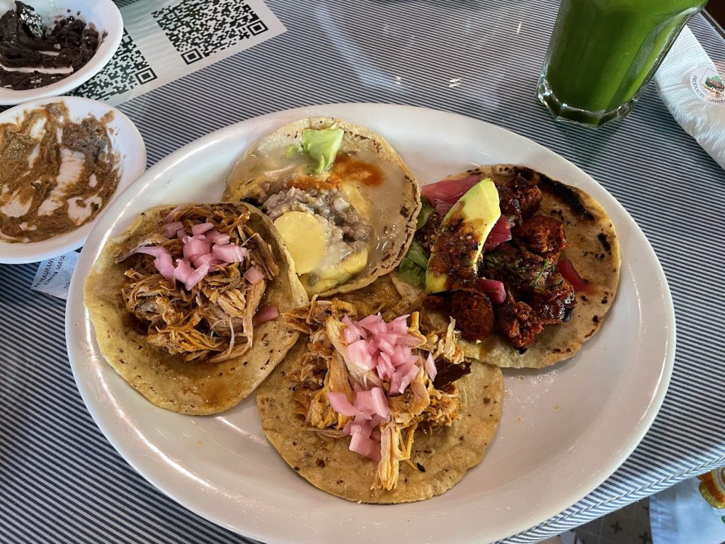 Tacos at La Chaya Maya Merida